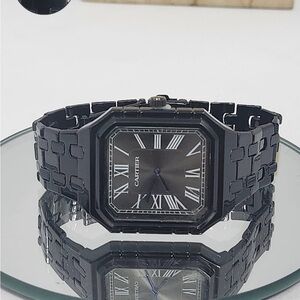 Cartier Black Octagonal Watch